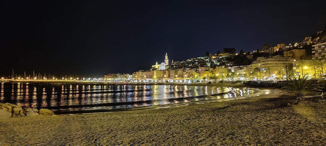 Menton Bord De Mer Studio Calme Avec Balcon, Ascenseur, Climatisation, Ideal Location Quiet Near Sea, Balcony, Elevator, Ac 외부 사진